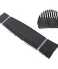 Portable Milling Machine Accordion Cover Rubber Shield 400x600mm 15.75x23.62 Inches Black Dust Guard