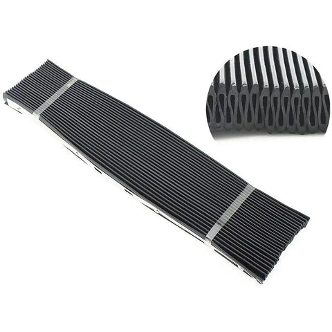 Portable Milling Machine Accordion Cover Rubber Shield 400x600mm 15.75x23.62 Inches Black Dust Guard