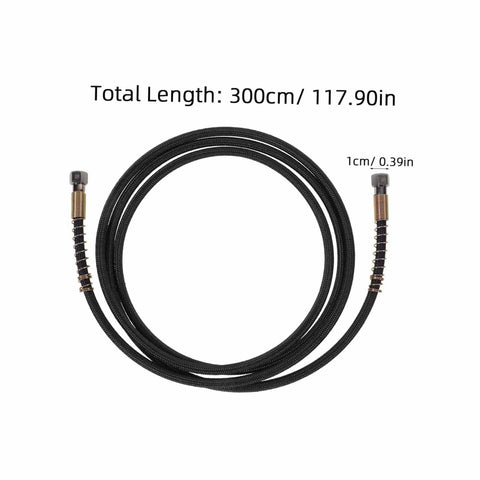 High Pressure Steam Hose For Iron Replacement No Fuss Flexible High Temperature Resistant Durable Steam Iron Tube, 300cm length