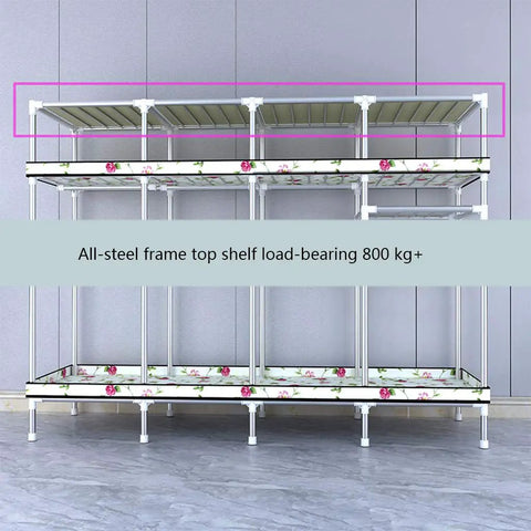 Built Tough Portable Wardrobe With Magnetic Snap Doors And Reinforced Steel Frame Hella Spacious Closet Organizer With Fabric Drawers For Clothes Books And Toys Quick Assemble Storage Win with all-steel frame shelf visible.