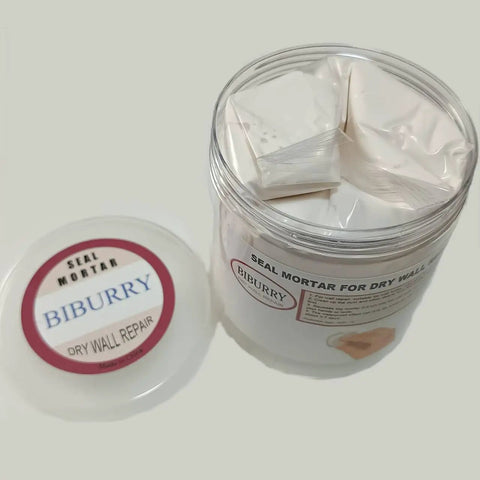 8 Oz Sealing Putty For Big Gaps And Holes, Waterproof Moldable Gap Filler in jar with lid, visible for drywall and concrete use
