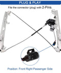 Front Passenger Side Power Window Regulator And Motor Assembly 741-645 Direct Fit Plug And Play Ready For 2000-2006 Chevy Silverado