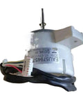 Heavy Duty Air Conditioning Motor EAU57945714 For Industrial And Home Use Model WZDK46-38G close-up with wiring and label.