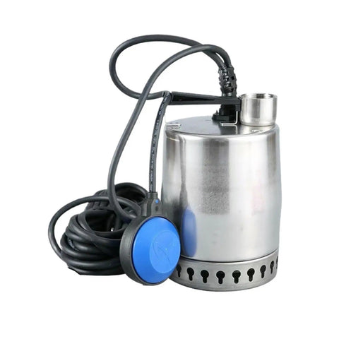 Heavy Duty Stainless Steel Submersible Drainage Pump Rock Solid Build For Basement Sewage Pool Water Transfer with float switch.
