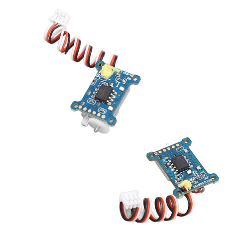 Slick 1.5g Micro Digital Servo For RC Planes And Mini Drones with blue circuit board and connectors, lightweight design.