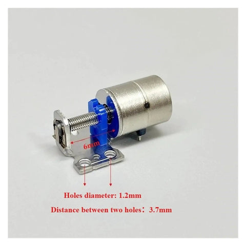 Built Tough Aluminum Stepper Linear Actuator With A Snappy 6mm Stroke And Weather Sealed IP65 Chassis designed for precise movement.
