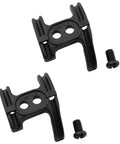 Set Of 2 Anti Friction Bike Cable Guides for Road Bikes, plastic with metal screws, size 40x28 mm, under bottom bracket mount.
