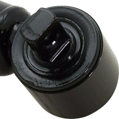 Heavy Duty Adjustable Tie Rod End For Ford 500 Freestyle And Taurus X 2005 Through 2008 showing black forged steel with flat top.