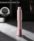 Dope Pink Magnetic Telescopic Coffee Distribution Needle And Rock Solid Stainless Steel Espresso Grounds Leveler For Zero Clumping And Effortless Daily Grind Vibes in a compact holder.