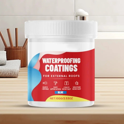 Heavy Duty Beast Mode Invisible Leak Sealant Transparent Waterproof Adhesive 100g Tube for external roof waterproofing.