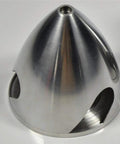 Machined CNC Aluminum Spinner For RC Airplane 3.5 Inch 89mm 3 Blade Propeller Hub Silver Finish