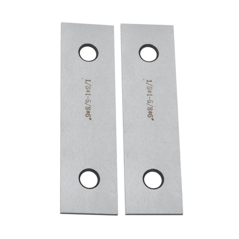 Matched 1x2x3 Inch Blocks And 10 Pair One Eighth Inch By 6 Inch Pro Grade Accuracy Steel Parallel Set Hardened And Ground Tool Steel With 0.0003 Inch Parallelism For Machining Milling And Inspection