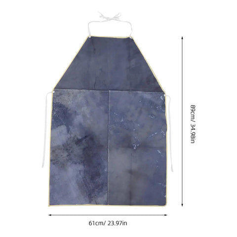 Top Notch Cowhide Welding Apron Replacement For Heat Resistant Protection That Fits Snugly allows free movement on job sites.