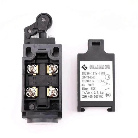 Pro Grade Elevator Speed Limiter Buffer And Tension Wheel Switch With Manual Reset And Automatic Reset Wheel Equipped TR236 11Yr ZR231 11Yr Industrial Replacement Part For Safe Lift Control, showing components