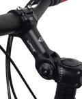 Rugged Alloy Bike Stem With 0 To 60 Degree Adjustable Angle Fits 25.4 And 31.8 Handlebar Clamps 90mm 110mm 130mm Length