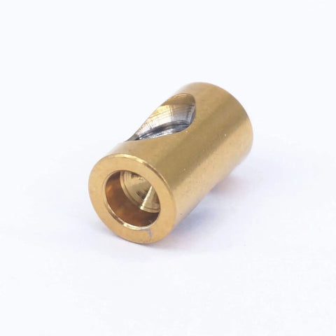 M6 Titanium Barrel Nut For Bicycle Seat Post 15mm Tall 9mm Diameter Golden Grade 5 6AL4V Titanium Alloy With Precise M6 Thread