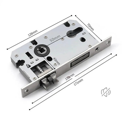 Hidden Home Security Door Lock With Silent Anti Theft Design And Bedroom Lock Knob With Key Easy Install Durable Hardware