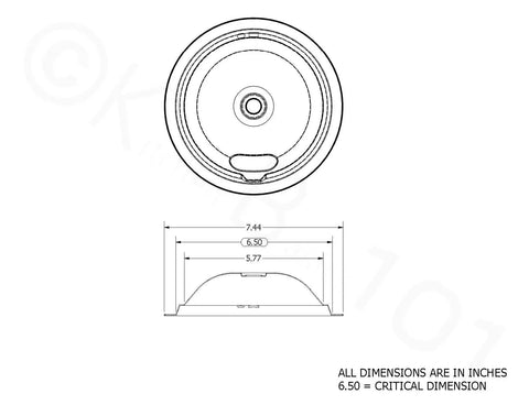 Diagram showing Made In USA Chrome Drip Pan Set For Electric Ranges Four Pack Includes Two Six Inch And Two Eight Inch Pans With Eco Plating