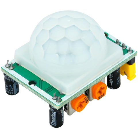 Single PIR motion sensor from 5 Pack PIR Motion Sensor Kit Compatible With HC SR501 For Arduino Raspberry Pi STM32