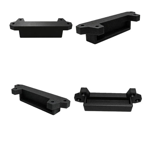Two Pack Under-Bench Mount Brackets For ToughSystem 2.0 Storage Boxes, black heavy-duty sliding mount system