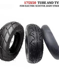 175x50 Pneumatic Tire Inner Tube Outer Tyre for Electric Skateboard and Kick Scooter with tread pattern visible