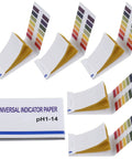 Five Pack 80 Strips Each Total 400 PH Test Paper 1 To 14 For Water Soil And Pet Food With Color Chart Quick Match In About Fifteen Seconds