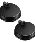 Rear ABS Wheel Speed Sensor Pair Left Right Side Drop Right In Plug And Play Direct Replacement For Hyundai Santa Fe Sorento Kia Sedona Veracruz 2006 To 2018 Quick Fix, showing dual black sensors with connectors.