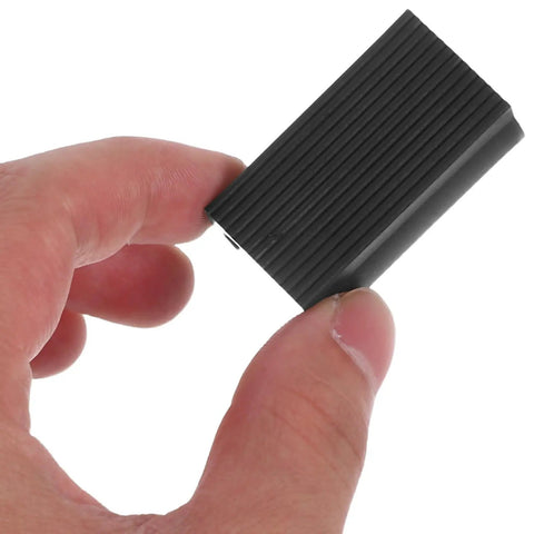 Close-up of U Shaped Plastic Furniture Foot Protector, part of 20 Pcs Easy Install Chair Leg Floor Glides for Hardwood Floors