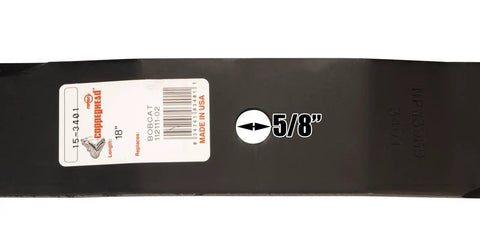 Three Pack of 3401 Mower Blades for 52 Inch Deck Compatible with Bobcat 112111-02 Gravely 03253800 Wright 71440004 71440009-0