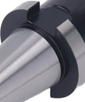 Close-up of Heavy Duty Milling Chuck Collet Shank Holder For CNC Lathe Operations With Vacuum Quenched Steel Build.