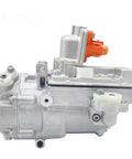 Heavy Duty Electric AC Compressor Replacement For Renault Zoe Electric Cars 2010 To 2023, silver housing, compact design.