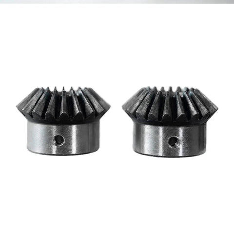 Beefed Up Bevel Gear Set Two Piece Two Module 20 Teeth 14mm Bore Heavy Duty 45 Steel Durable Tapered Bevel Pinions For 90 Degree Torque Transfer In Machinery And Hardware