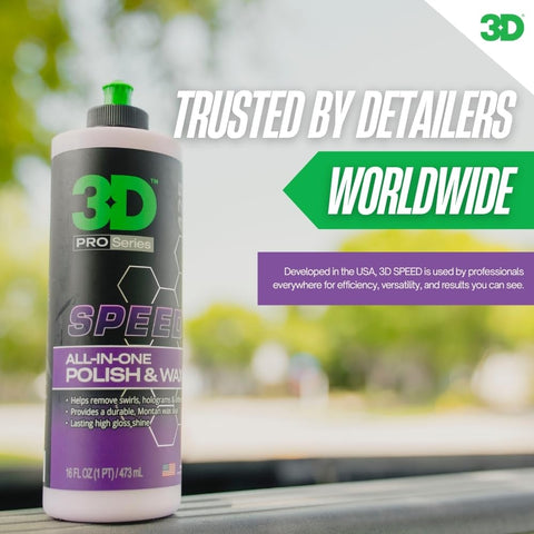 All In One Car Polish And Wax That Corrects Scratches And Swirls Provides Clear Coat Safe Sealant And A High Gloss Finish Easy One Step Application 16oz Made In USA bottle outdoors with green cap