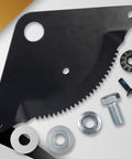 Steering Gear Rebuild Kit With Sector Plate Fits Craftsman AYP Poulan Weedeater Jonsered And Electrolux Lawn Mowers And Garden Tractors Replace Models 587738906 532194747 194732 532194732 Easy Install featuring sector plate, gears, and hardware.