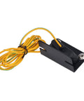 5PCS ESD Wrist Strap Ground Socket Kit With L Shaped Ring Connector And 1.75m Cable showing black socket and yellow cables