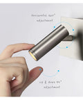 Slick LED Wall Sconces Infinite Dimming Switch Metallic Nickel Aluminum Build Zero Flick Eye Care with adjustable head.