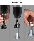 How to use Straight Fire Deburring And Chamfering Tool With Tungsten Carbide Blades with drill and bolt.
