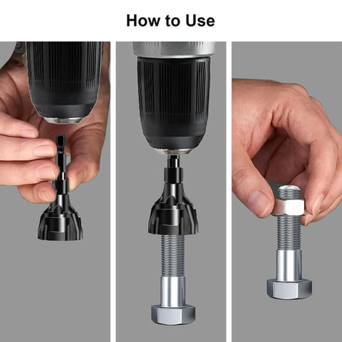How to use Straight Fire Deburring And Chamfering Tool With Tungsten Carbide Blades with drill and bolt.