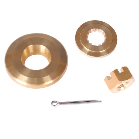 All In One Boat Propeller Hardware Kit For Evinrude Johnson 60HP To 130HP And Mercury Engines Includes Thrust Bushing Spacer Nut Keeper And Cotter Pin