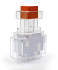 Potion Bottle Color Changing LED Desk Lamp With Pixelated Design, 7 Inch Night Light for Gamers, battery powered shown