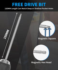 150mm drive bit for 2-1/2 Inch Pocket Hole Screws Size 8 Blue Coated Outdoor Grade 325 Pieces Salt Spray Tested Over 1000 Hours