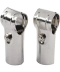 T Pipe Clamps For Rails Shelves Fences And Kennels Provide Rust Resistant Stainless Steel Support, pack of 4 shown