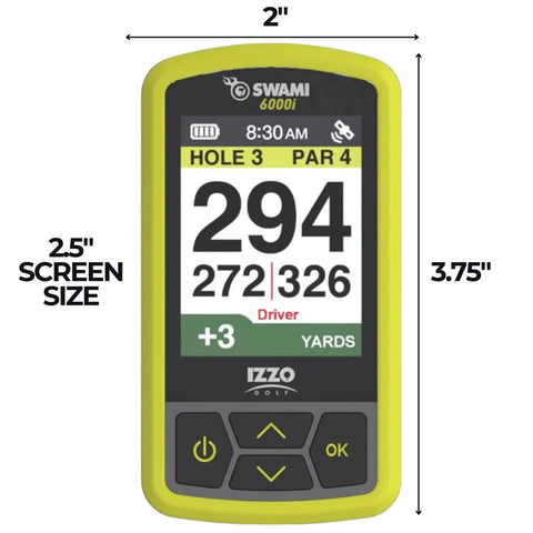 Handheld Golf GPS With Water Resistant Color Display Preloaded With 38,000 Course Maps And Scorekeeper No Sub Fees Free Updates