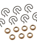 Hurst Shifter Bushing Set With Bronze Bushings And Steel Clips To Knock Down Vibration And Play Rebuild Tight Crisp Manual Shifts For Classic Hot Rods And Modern Transmissions. bronze bushings and steel clips set