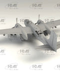 Rear view of Plastic B26K Counter Invader Model Kit Scale 1 To 48 US Attack Airplane Build Kit With Realistic Decals