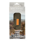 Roll Top Mess Tin Storage Bag Small Olive For Camping Gear And Outdoor Cooking in packaging