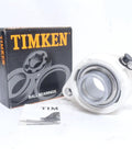 Housed Ball Bearing With Contact Shroud Seal And Wide Inner Ring Set Screw Lock Shaft Guard Tech for AAM AG Equipment