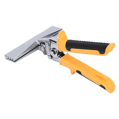 6 Inch Sheet Metal Bender Pliers With Straight Jaw For Bends And Seams Ergonomic Non Slip Grip Hand Seamer HVAC Ductwork Pro Grade