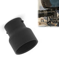 Top Notch Miter Saw Dust Adapter 2-1/2 Inch For Bosch Gcm12sd, heavy duty black vacuum hose connector.