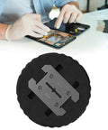 Person repairing mobile motherboard using 360 Degree High Temperature Rotatable Chip Fixture For Mobile Motherboards Repair DIY Electronics Clamping Clip